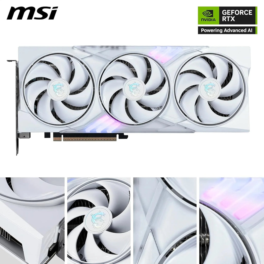 MSI Karta graficzna NVIDIA GeForce RTX 5060 Ti 8G Ventus 2X OC Plus - 8 GB GDDR7 (28 GB/s /128 Bits), PCIe 5.0 - Podwójny wentylator (2 x wentylatory STORMFORCE), HDMI 2.1b, DisplayPort 2.1b