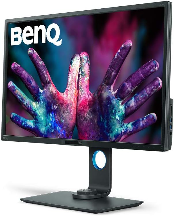 BenQ PV3200U 32 monitor 4K UHD do edycji wideo, 95% DCI-P3, 100% Rec.709/sRGB, audio 2.1, USB-C 65W, kompatybilny z komputerami Mac, kalibracja fabryczna i oprogramowanie, ergonomiczny uchwyt