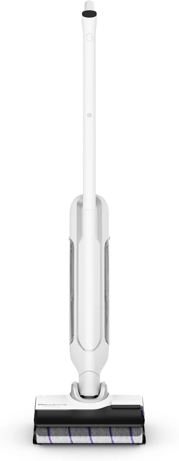 Rowenta X-Clean 10, bezprzewodowy elektryczny mop z technologią mop na mokro i suchy, samoczyszczący i automatyczny, technologia Dual Edge, duży zasięg i wyświetlacz LED, w zestawie dodatkowy filtr