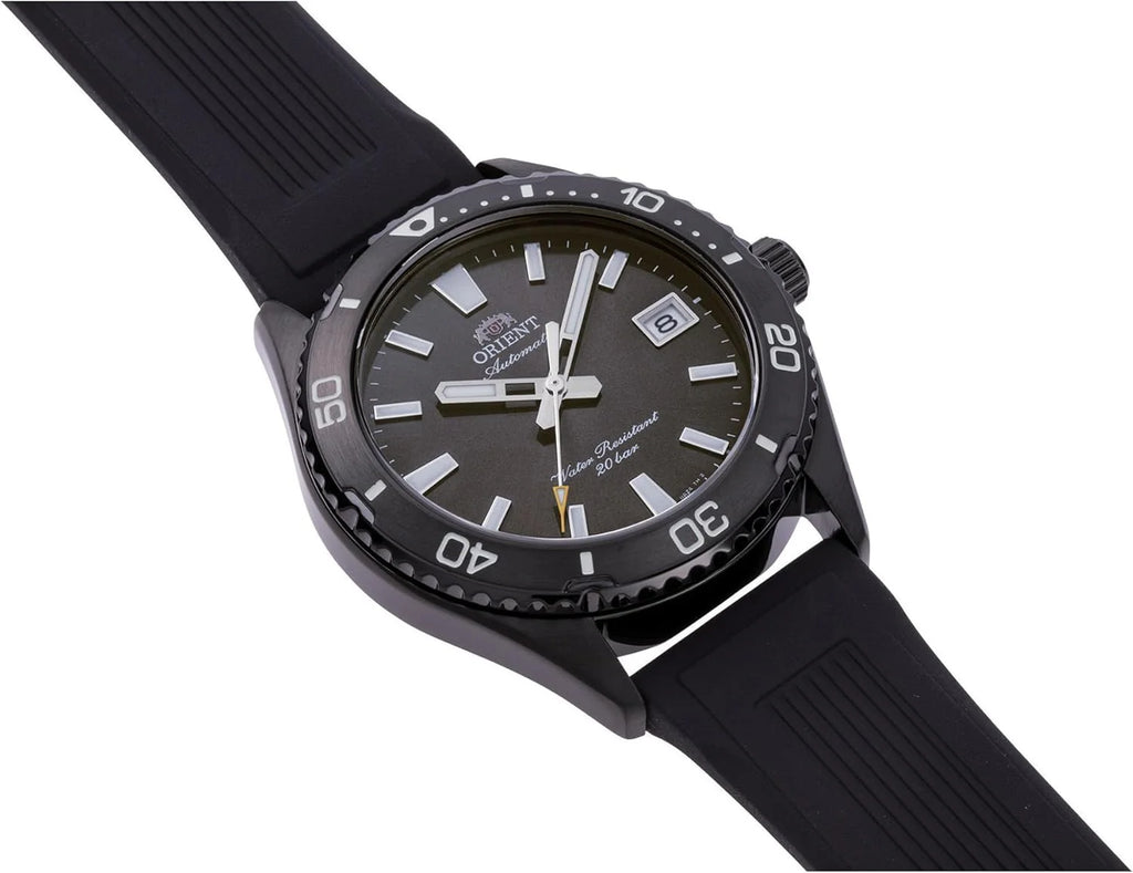 Orient Sport Mako 40 mm - automatyczny zegarek męski z ręcznym nakręcaniem, wodoodporny AC0Q