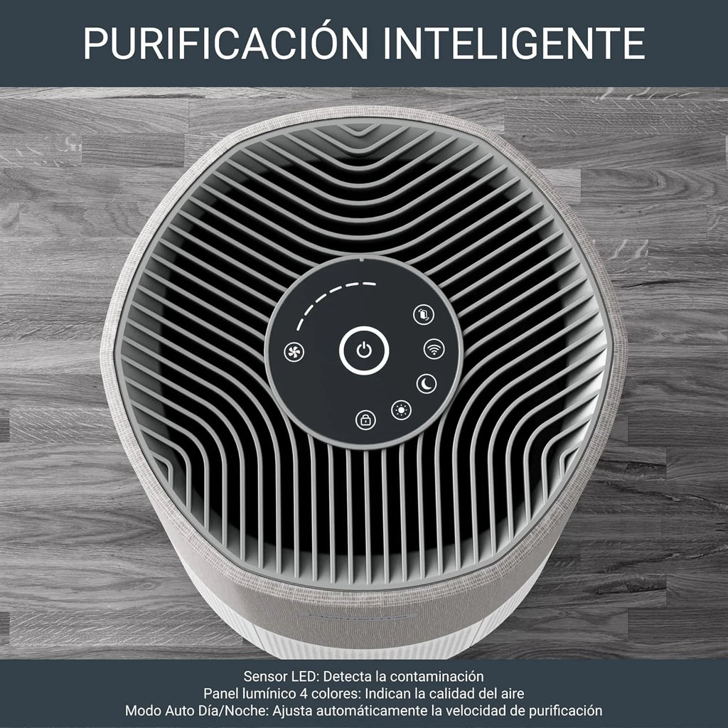 Rowenta PU6180 Intense Pure Air Home oczyszczacz powietrza | filtr HEPA | filtruje formaldehyd | CADR 360 m3/h | aplikacja czystego powietrza | 4 tryby automatyczne | mniej niż 32 dB (A) | wykończenie