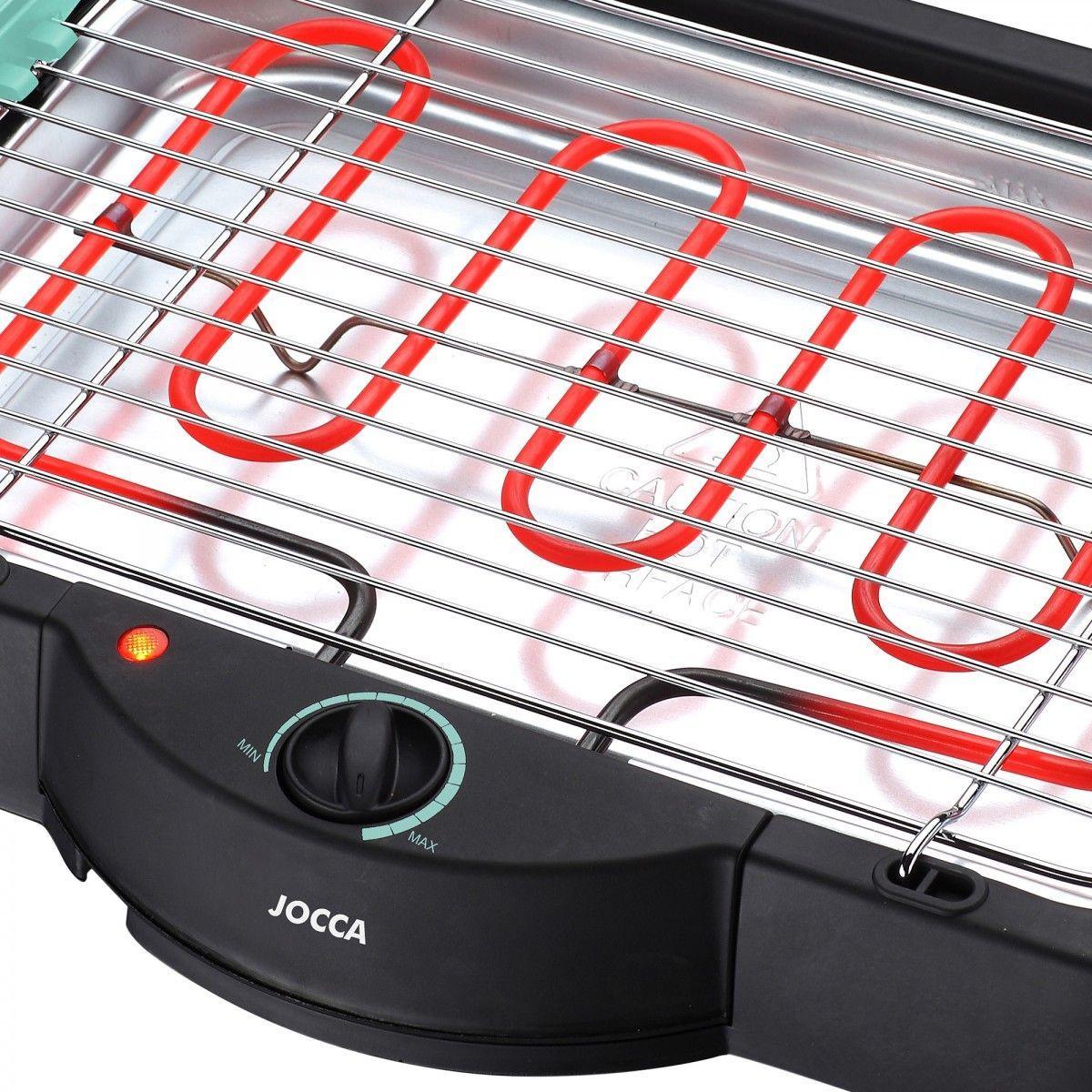 Grill elektryczny Jocca 2000 W z wyjmowaną tacką
