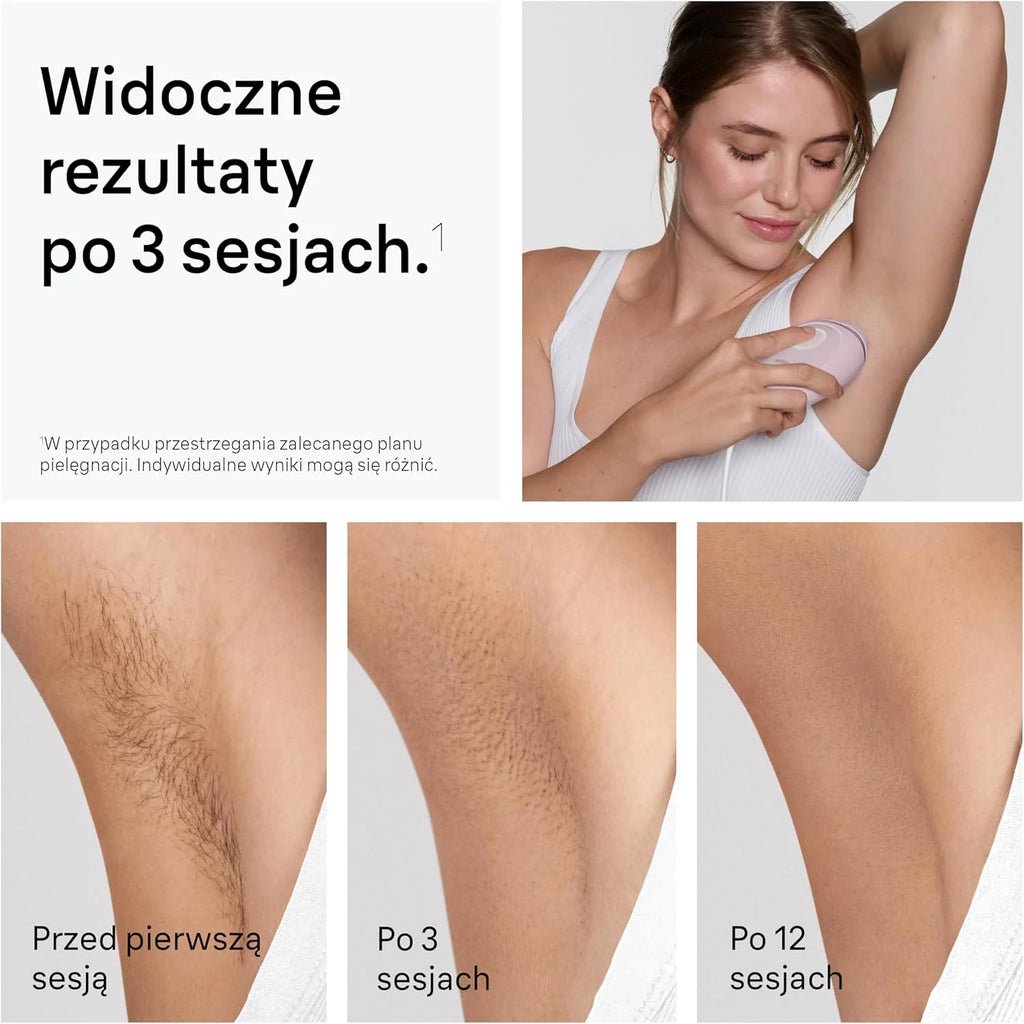 Braun IPL Smart Silk·expert Mini, Do Laserowej Depilacji W Domu, Trwała Redukcja Zbędnego Owłosienia, PL1100