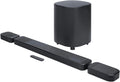JBL Bar 1300 MK2 – 11.1.4-kanałowy soundbar Bluetooth do telewizora z odłączanymi głośnikami, 8-calowym subwooferem, Dolby Atmos i DTS:X, HDMI eARC, Wi-Fi, PureVoice 2.0 i MultiBeam 3.0, czarny