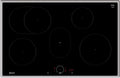 NEFF T58SHF1L0 płyta indukcyjna N70, samowystarczalna płyta grzewcza z ceramiki szklano-ceramicznej, szerokość 80 cm, Twist Touch, Home Connect, Smart Hood Automatic, poziom mocy, przylegająca, czarna