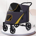 Składane Nosidełko Wózek Spacerowy Luksusowe Wózki Spacerowe Dla Dużych Psów Duży Wózek Dla Psa Premium Pet Pushchair 4-kołowy Wózek Dla Kota, Psa I Nie Tylko (Color : A)