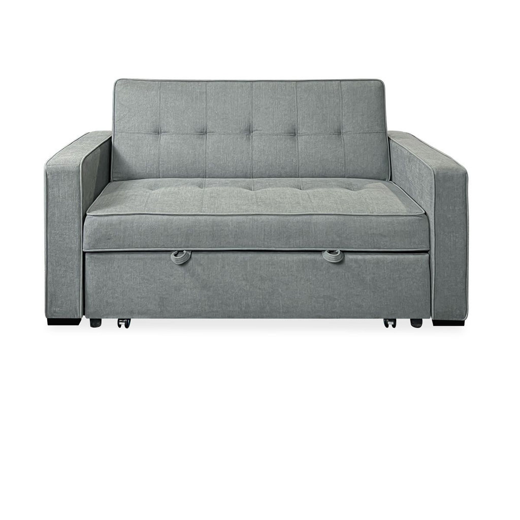 Sofa Vienna 2-osobowa z podłokietnikami, szara, nowoczesny, praktyczny i funkcjonalny design