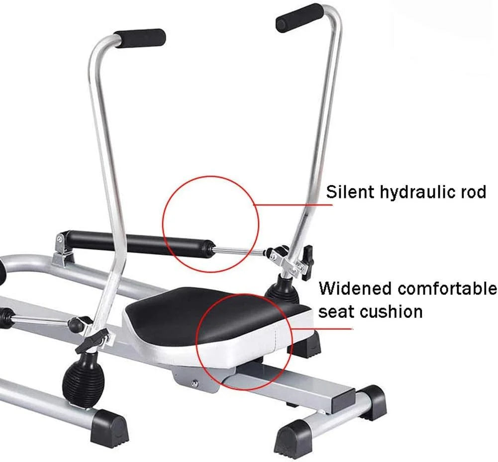Wioślarz Domowy, Wioślarz Do Ćwiczeń Cardio Z Regulowanym Oporem, Składany Wioślarz Do Użytku Domowego, Sprzęt Do Treningu Mięśni Brzucha