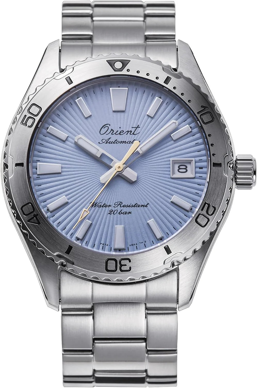 Orient Sport Mako 40 mm - automatyczny zegarek męski z ręcznym nakręcaniem, wodoodporny AC0Q