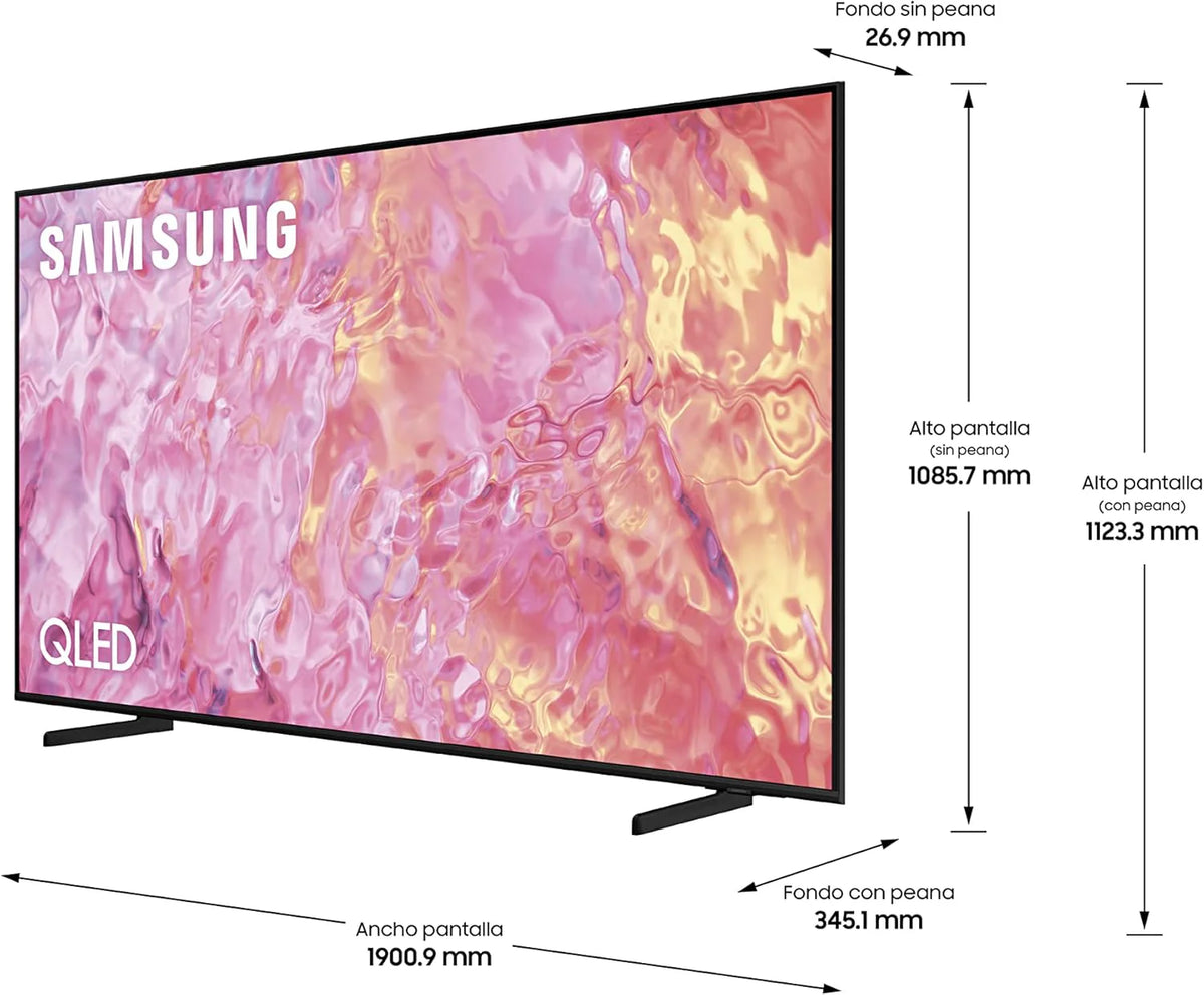 Samsung TV QLED 55 Q60D 2024, 4K, Smart TV