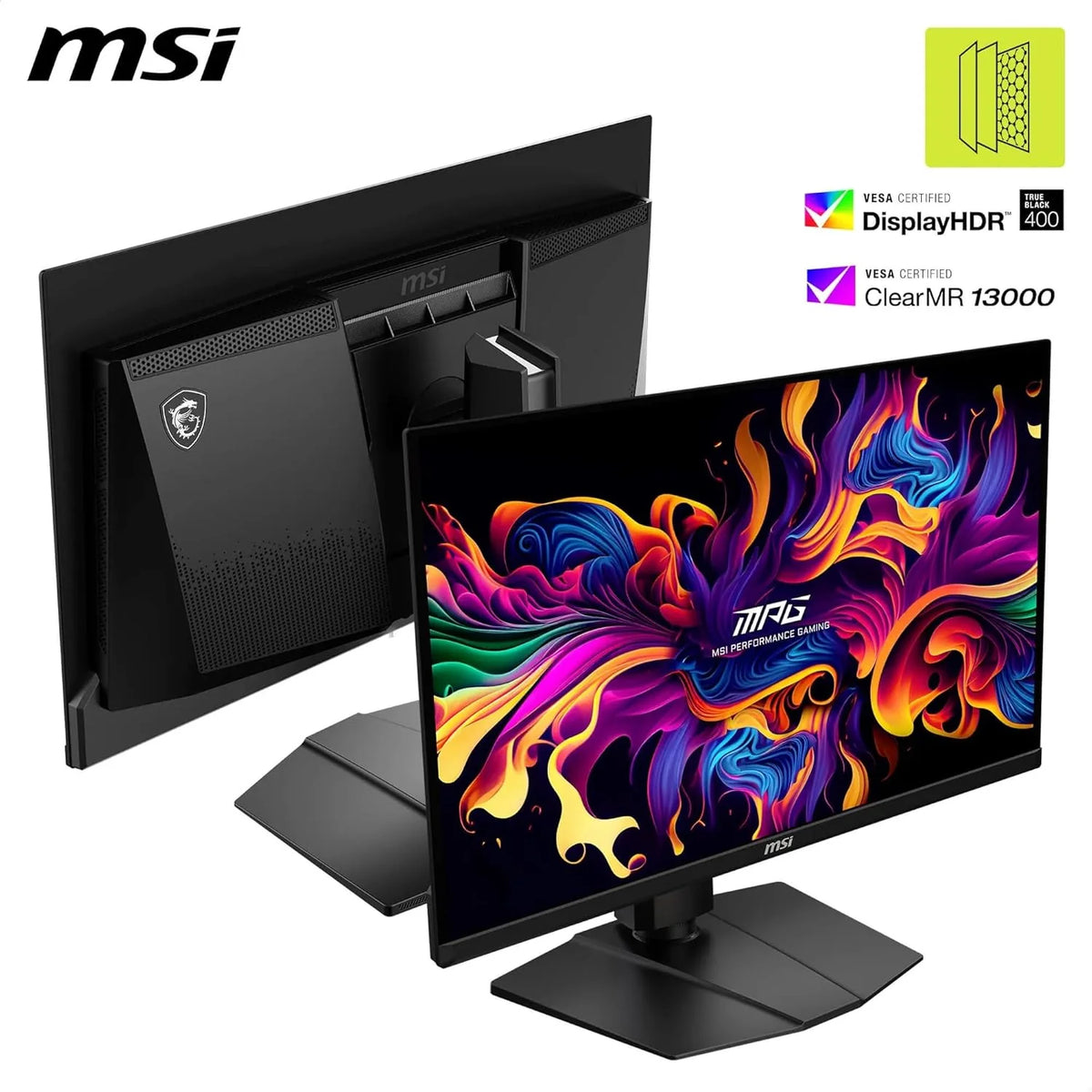 MSI MAG 271P QD-OLED X24 wyświetlacz gamingowy 67.3 cm WQHD - Quantum Dot OLED Panel 2560 x 1440, 240Hz / 0,03ms, 99% DCI-P3, XXL) E≤2, DisplayHDR True Black 400 - DP 1.4a, HDMI 2.1