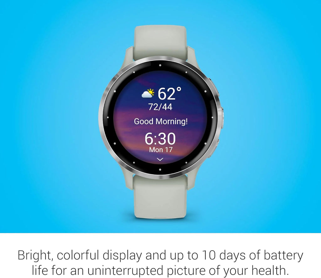 Garmin Venu 3 Smartwatch GPS Wi-Fi Czarny/Slate