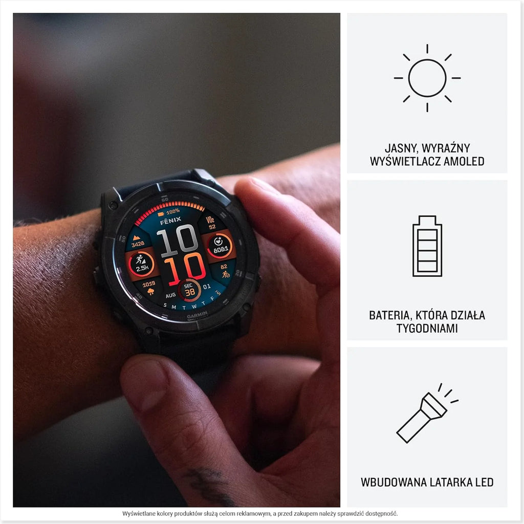 Garmin Fenix 8 47mm AMOLED Slate Gray Steel/Black