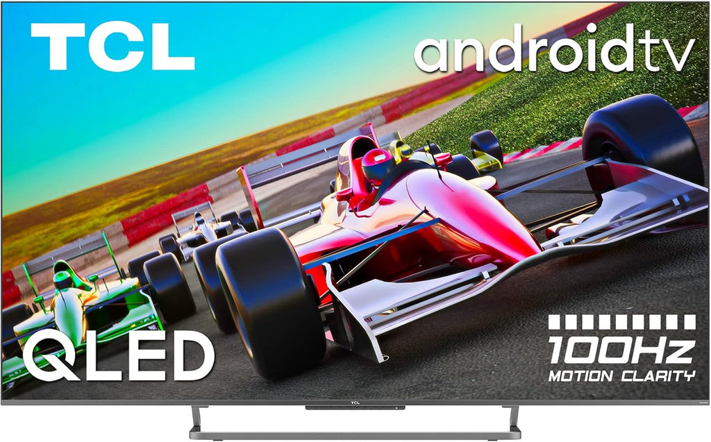 TCL 65V6C 65-calowy bezpośredni telewizor LED, 4K HDR TV, Smart TV Powered by Google (Dolby Audio, Motion Clarity, kompatybilny z Google Assistant & Alexa, 2025 nowy model)