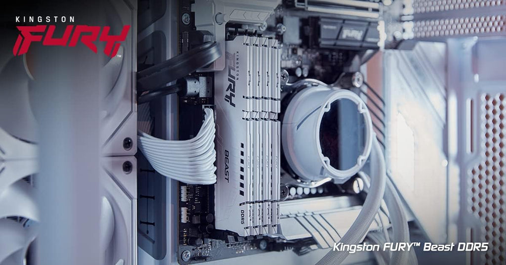 Kingston FURY Beast Czarny DDR5 32 GB 6000MT/s CL36 DIMM pamięć do gier na komputer stacjonarny pojedynczy moduł AMD EXPO i Intel XMP - KF560C36BBE-32