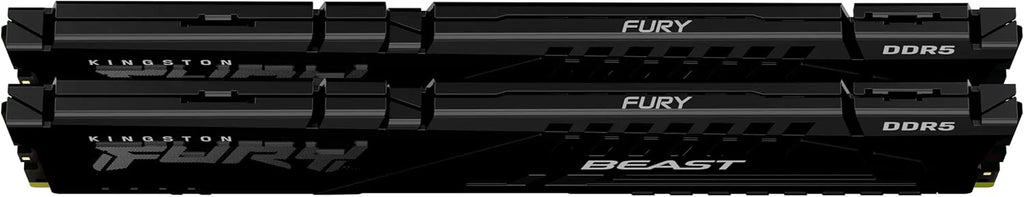 Kingston FURY Beast Czarny DDR5 32 GB 6000MT/s CL36 DIMM pamięć do gier na komputer stacjonarny pojedynczy moduł AMD EXPO i Intel XMP - KF560C36BBE-32