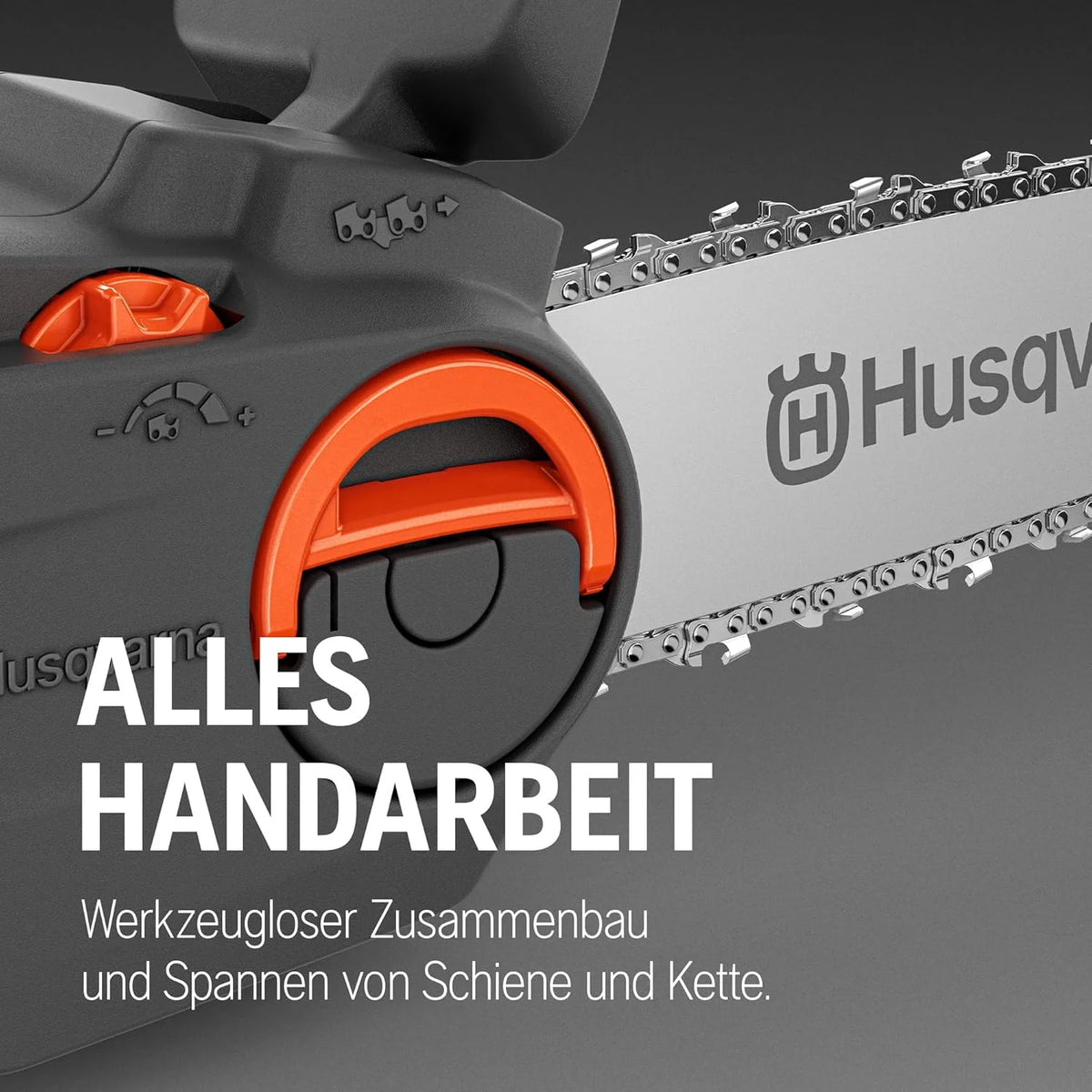 Husqvarna Akumulatorowa piła łańcuchowa C15X-P4A, zasilana bateriami (litowo-jonowa, 18 V, wysoka prędkość cięcia, w zestawie akumulator i ładowarka)