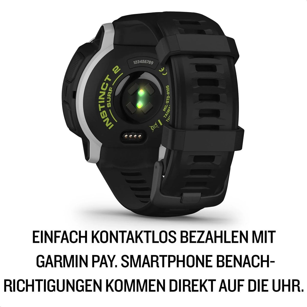 Garmin Instinct 2S SOLAR Smartwatch GPS, Grafitowy, M