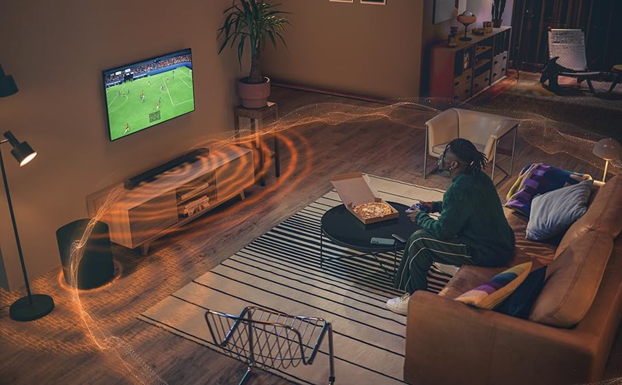 JBL Bar 1300 MK2 – 11.1.4-kanałowy soundbar Bluetooth do telewizora z odłączanymi głośnikami, 8-calowym subwooferem, Dolby Atmos i DTS:X, HDMI eARC, Wi-Fi, PureVoice 2.0 i MultiBeam 3.0, czarny