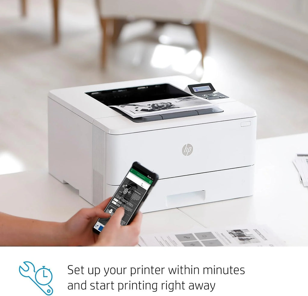 HP LaserJet Pro M428fdw wielofunkcyjna drukarka laserowa (drukarka, skaner, kopiarka, faks, WLAN, LAN, duplex, Airprint), biała, 4 w 1
