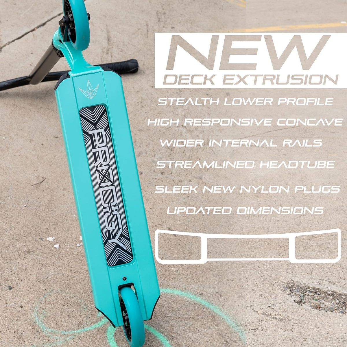 Envy Scooters Prodigy X Pełna hulajnoga Teal