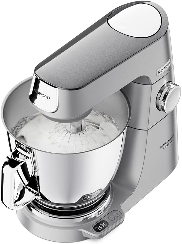 Kenwood Titanium Chef Baker Xl Mikser Stojący, Srebrny, 6,7 l