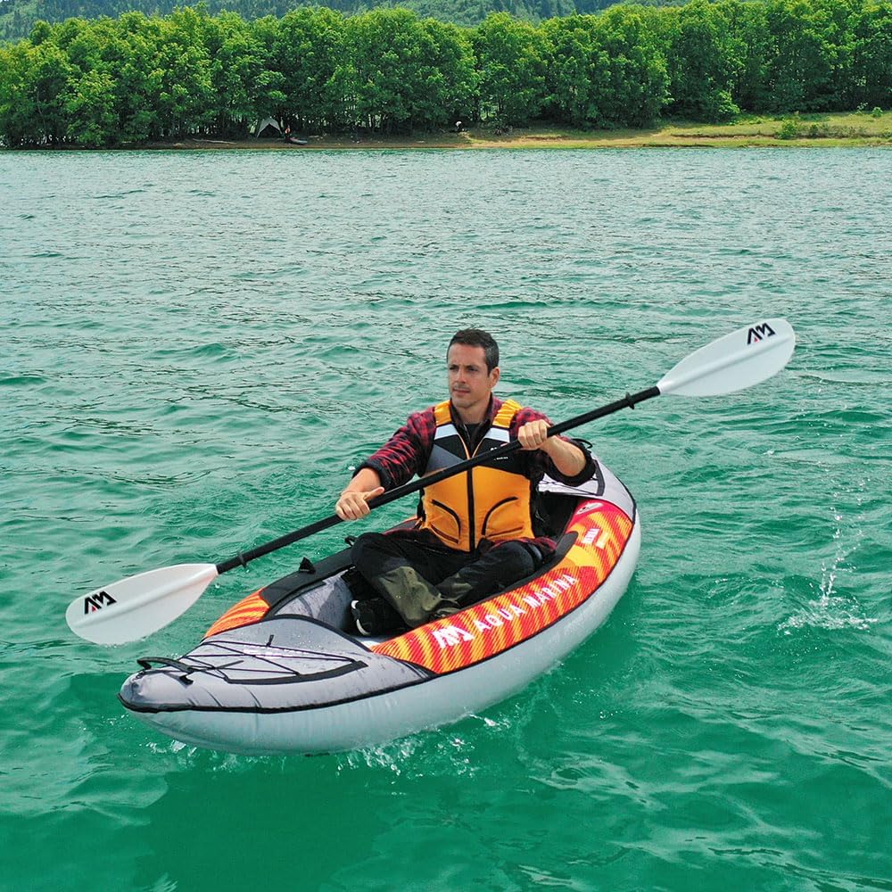 Aqua Marina Memba-330, nadmuchiwany kajak rekreacyjny dla 1 osoby, długość 330 cm, pomarańczowy