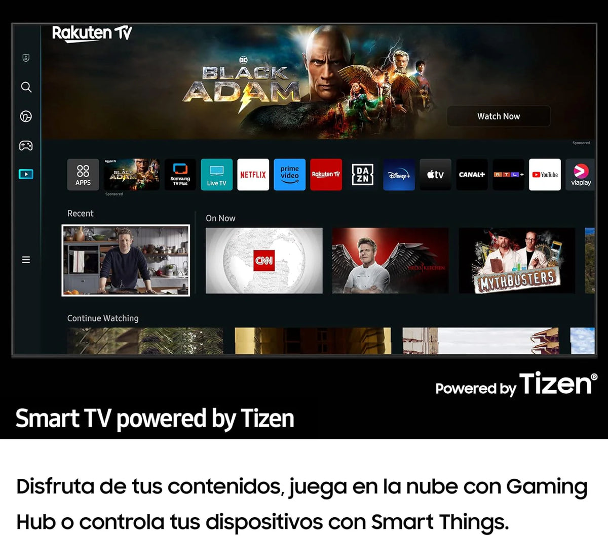 Samsung TV QLED 55 Q60D 2024, 4K, Smart TV