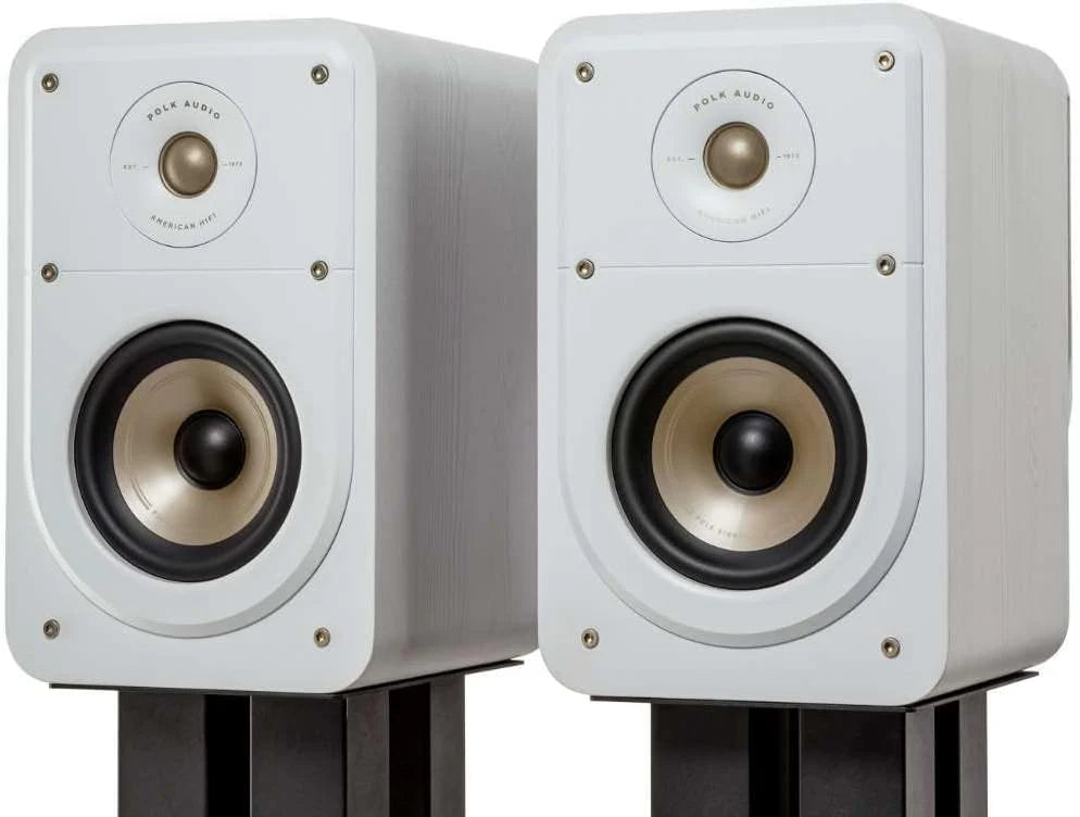 Polk Audio Signature Elite ES15 Głośniki do regału na książki, głośniki HiFi do systemu dźwięku kina domowego, Hi-Res Audio - czarne