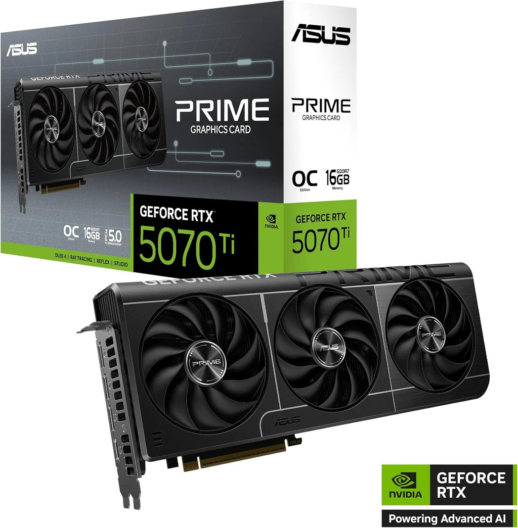 ASUS GeForce RTX 5070 Ti Prime OC (16 GB GDDR7/PCI Express 5.0/MHz/28000MHz)