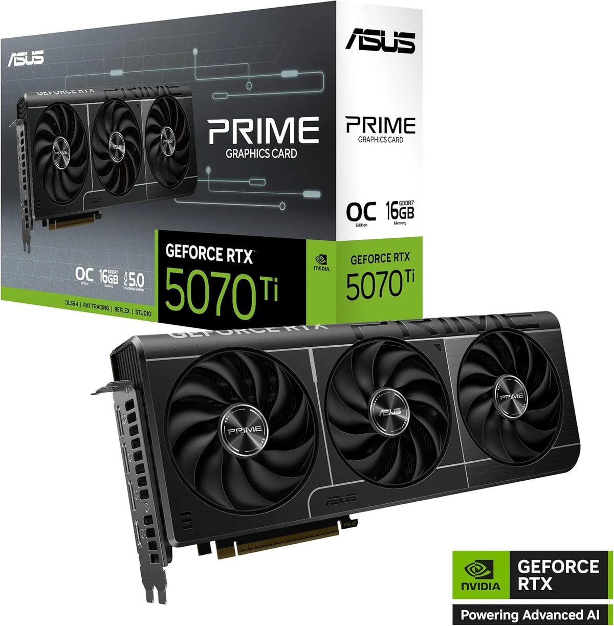 ASUS GeForce RTX 5070 Ti Prime OC (16 GB GDDR7/PCI Express 5.0/MHz/28000MHz)