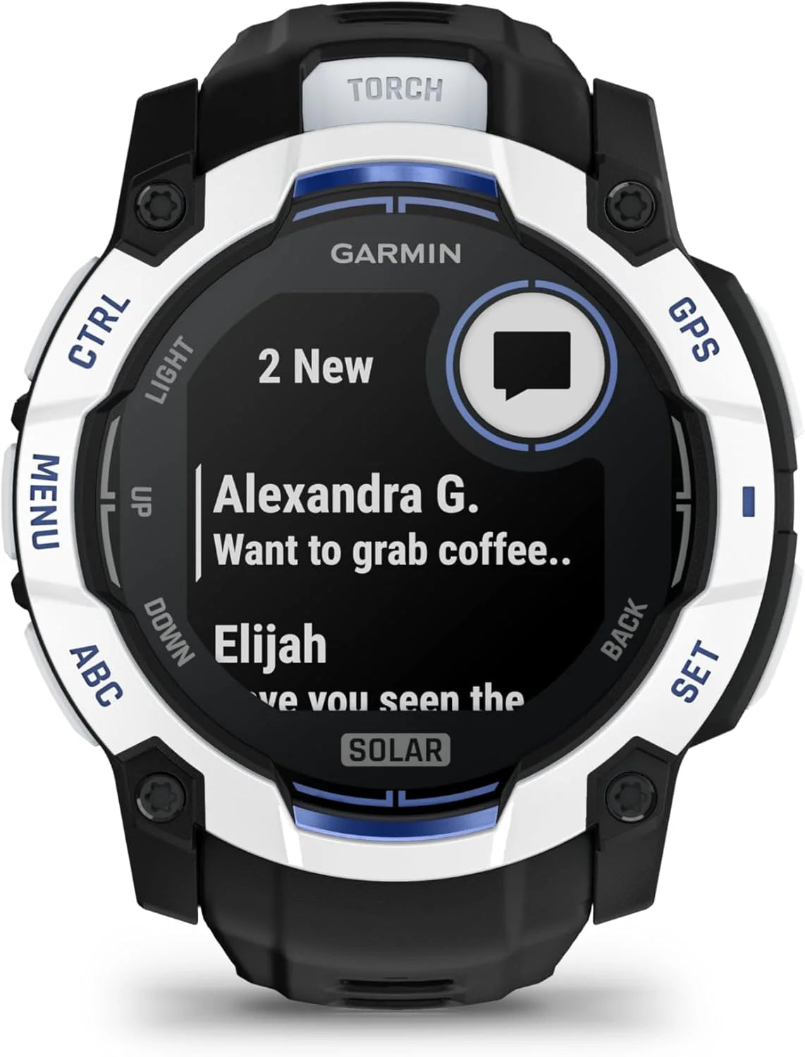 Garmin Instinct 3 SOLAR Wytrzymały Smartwatch GPS, 45 mm, Wbudowane Aplikacje Sportowe i Zdrowotne, Latarka LED, 10ATM, Sunburst