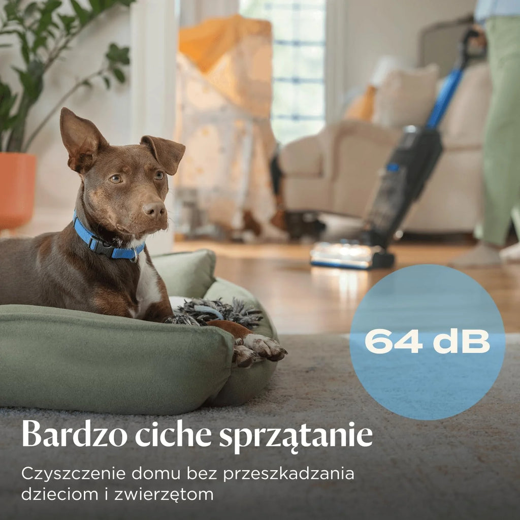 BISSELL CrossWave OmniForce, Odkurzacz Bezprzewodowy Mokro i Sucho, Odkurzanie i Mycie lub tryb Wyłącznie Odkurzania, Odkurzacz Piorący o Wysokiej Mocy, 240m² Czyszczenia Wielopowierzchniowego, 3912N