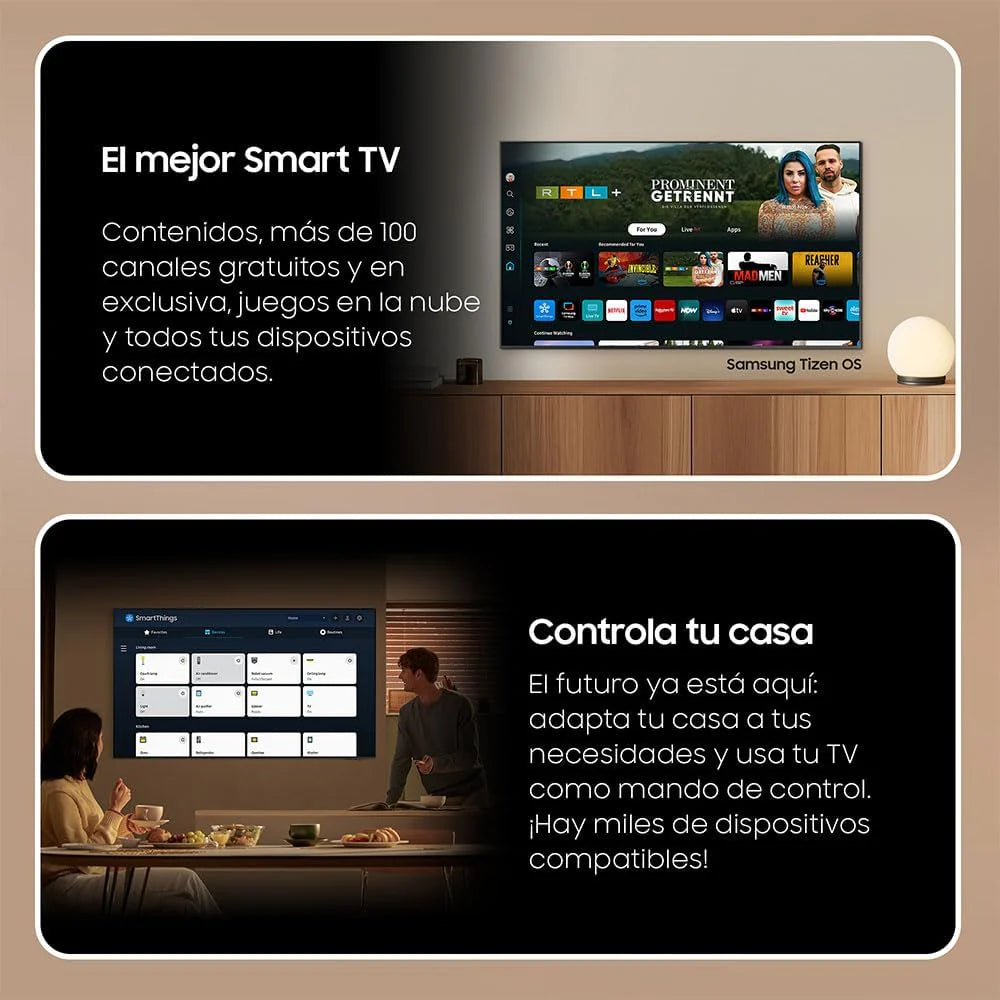 Samsung TV QLED 55 Q60D 2024, 4K, Smart TV