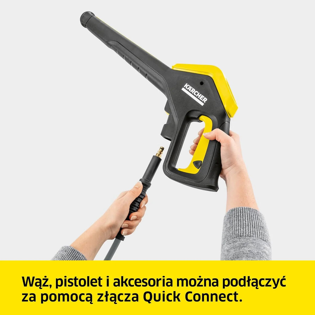 Kärcher myjka ciśnieniowa K 4 Power Control Flex Home, 130 bar, 420 l/h, powierzchnia: 30 m²/h, filtr wody, waga: 11,5 kg, pistolet ciśnieniowy, lanca rotacyjna, dysza strumieniowa, zestaw domowy