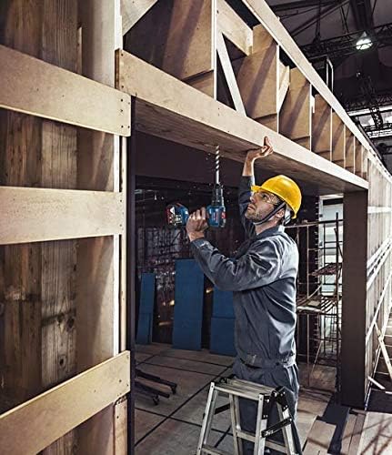Bosch Professional system 18V: akumulatorowa wiertarko-wkrętarka udarowa GSB 18V-50 (2 akumulatory GBA 18V 4.0Ah, szybka ładowarka GAL 18V-40, walizka L-Case i akcesoria) - Amazon Exclusive Set