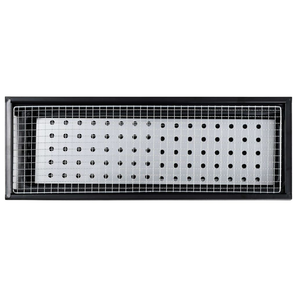 Przenośny stalowy grill kempingowy 60x22,5x33 cm vidaxl