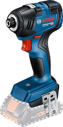 Bosch Professional system 18V: akumulatorowy klucz udarowy GDR 18V-200 (2 akumulatory GBA 18V 4.0Ah, szybka ładowarka GAL 18V-40, walizka L-Case)