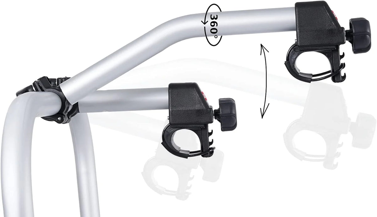 FABBRIBICI OK MTB VAN tylny bagażnik rowerowy kompatybilny z DUCATO JUMPER BOXER - 2 rowery
