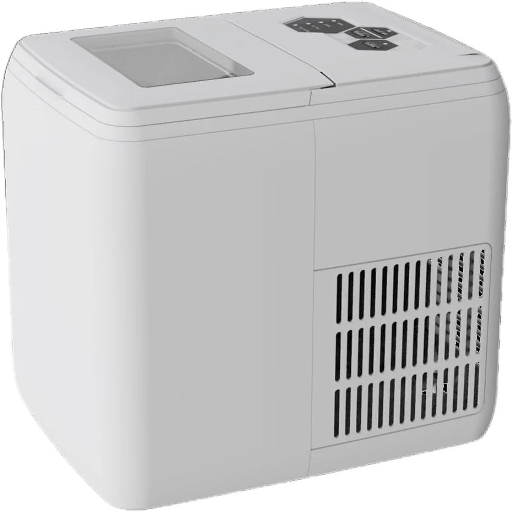 Maszyna do lodu Kostkarka do lodu do użytku domowego do użytku na zewnątrz 24lbs mini kostkarka do lodu szybka kostkarka blat do domu/biura/baru elektryczna przenośna kostkarka do lodu Maszyna do lodu