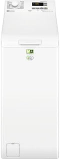 Electrolux 600 pralka ładowana od góry, 6 kg, EW6T526C, technologia SensiCare, wyświetlacz LED z kontrolą dotykową, Giri 1151, 600 x 400 x 890 mm, klasa C, biała