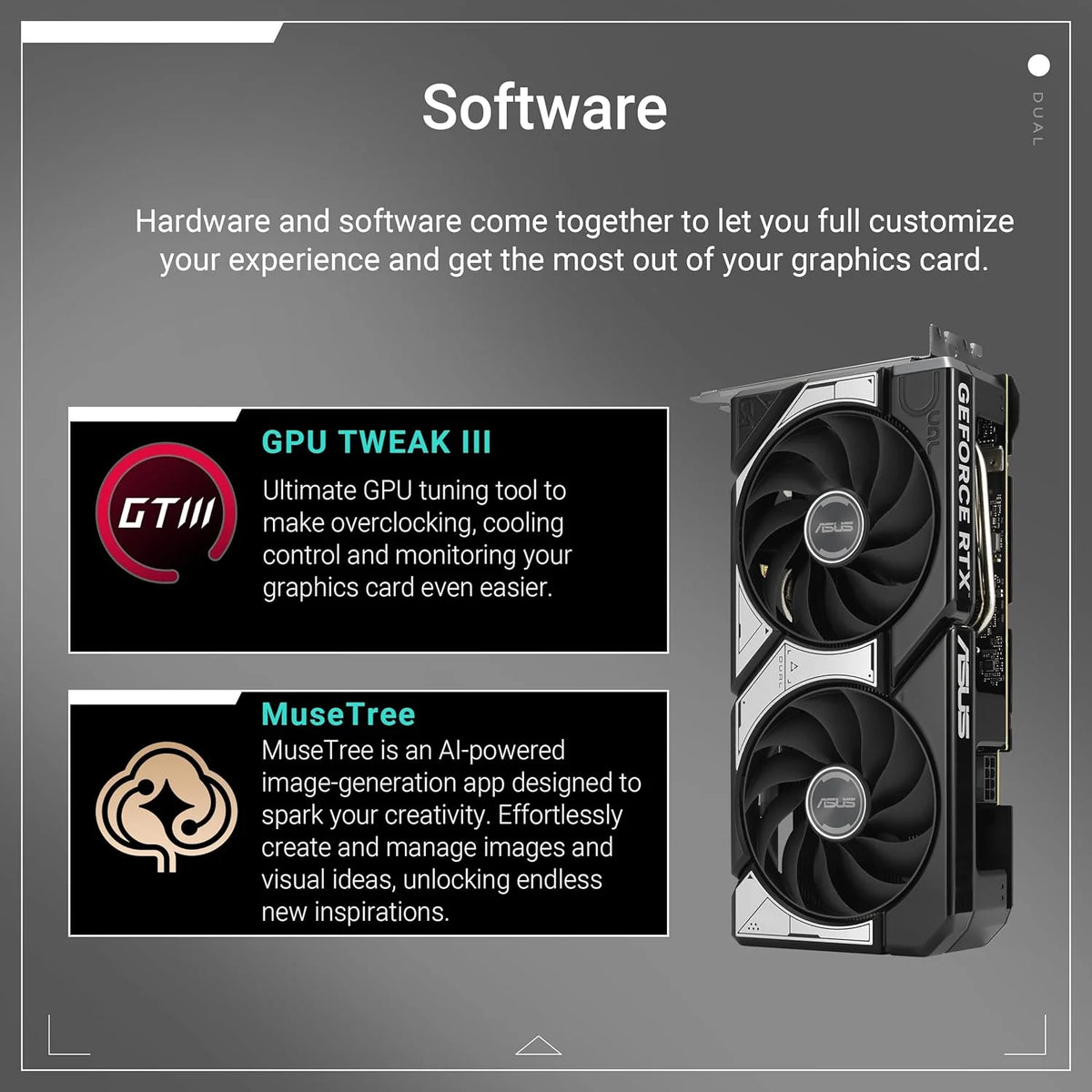 ASUS Dual -RTX5060TI-O16G NVIDIA GeForce RTX 5060 Ti 16 GB GDDR7