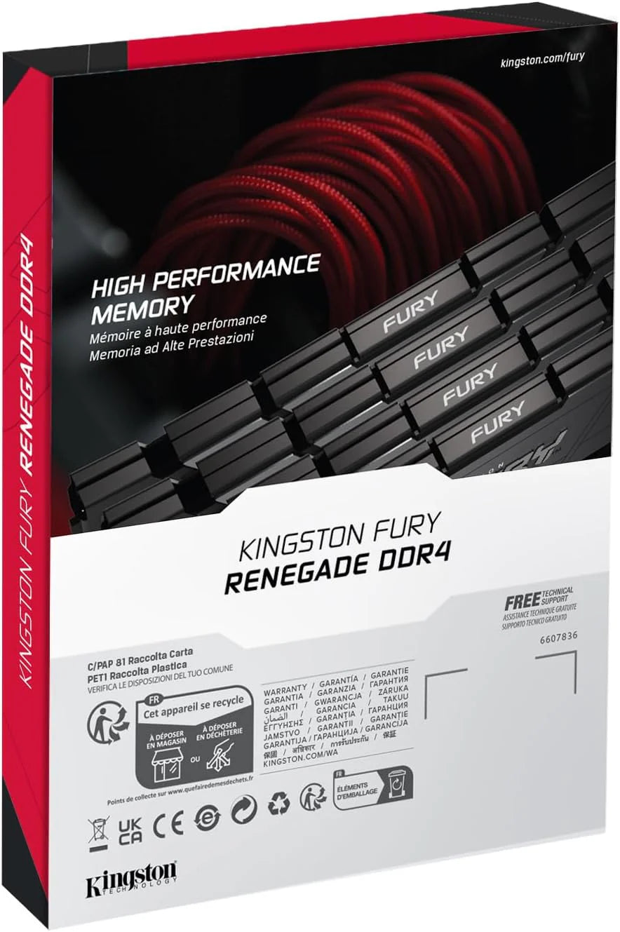 DDR4 32GB KIT 2x16GB PC 3600 Kingston FURY Renegade KF436C16RB12K2/32