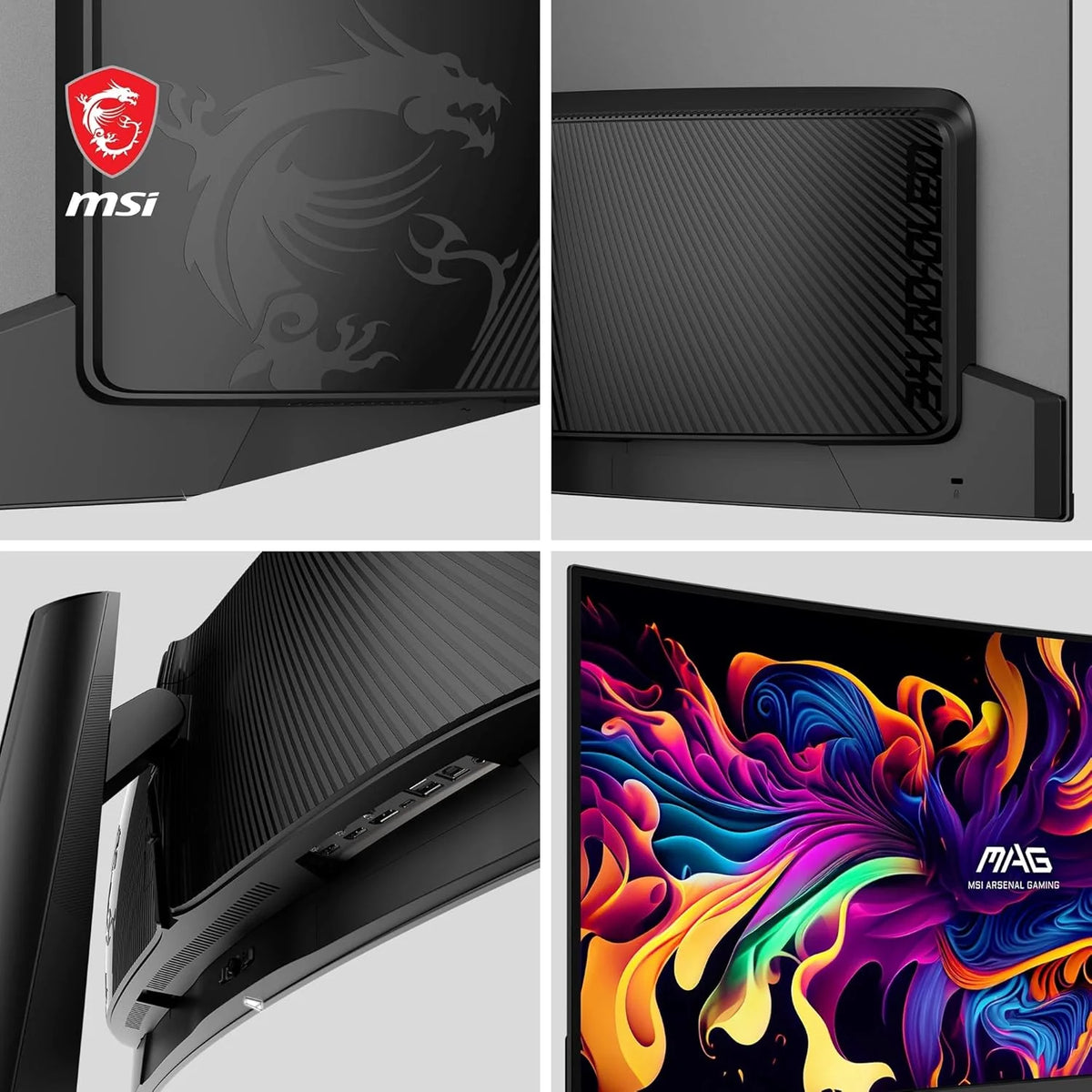 MSI MAG 341CQP QD-OLED monitor komputerowy 86,4 cm (34) 3440 x 1440 px UltraWide Quad HD QDOLED Czarny