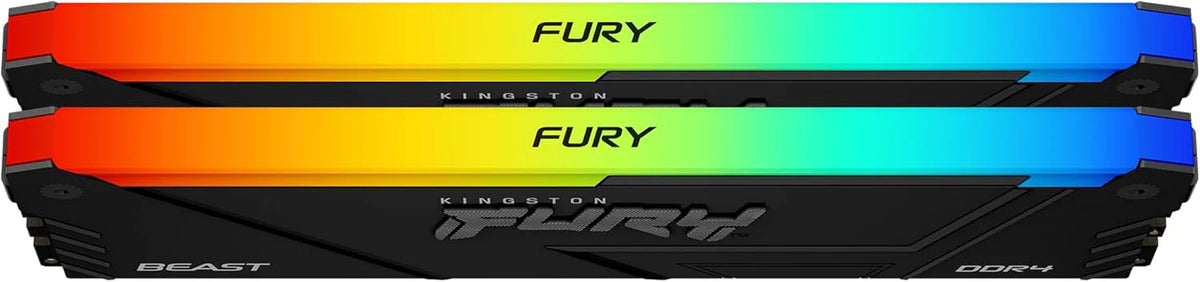 Kingston FURY Beast RGB 32 GB 3200 MT/s DDR4 CL16 DIMM (zestaw 2) pamięć komputera KF432C16BB2AK2/32