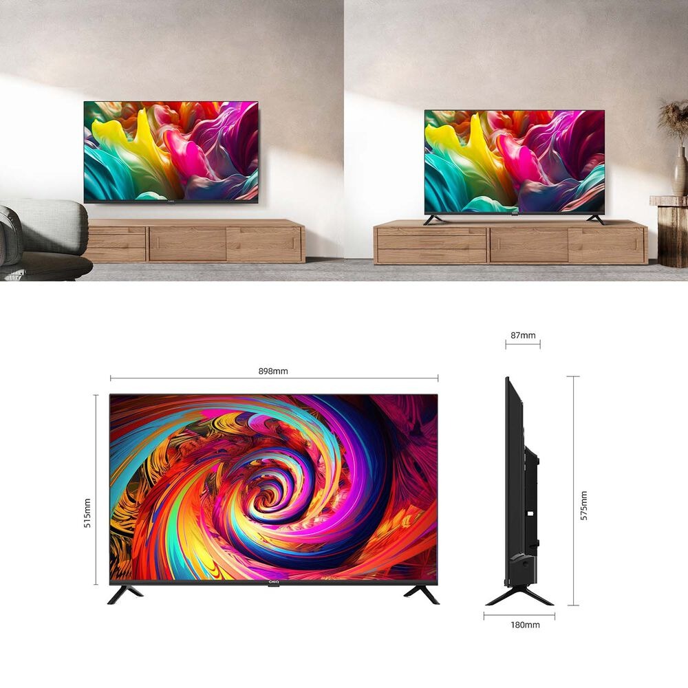 Telewizor 40” CHiQ L40G7B, bezramkowy, FHD, Google TV