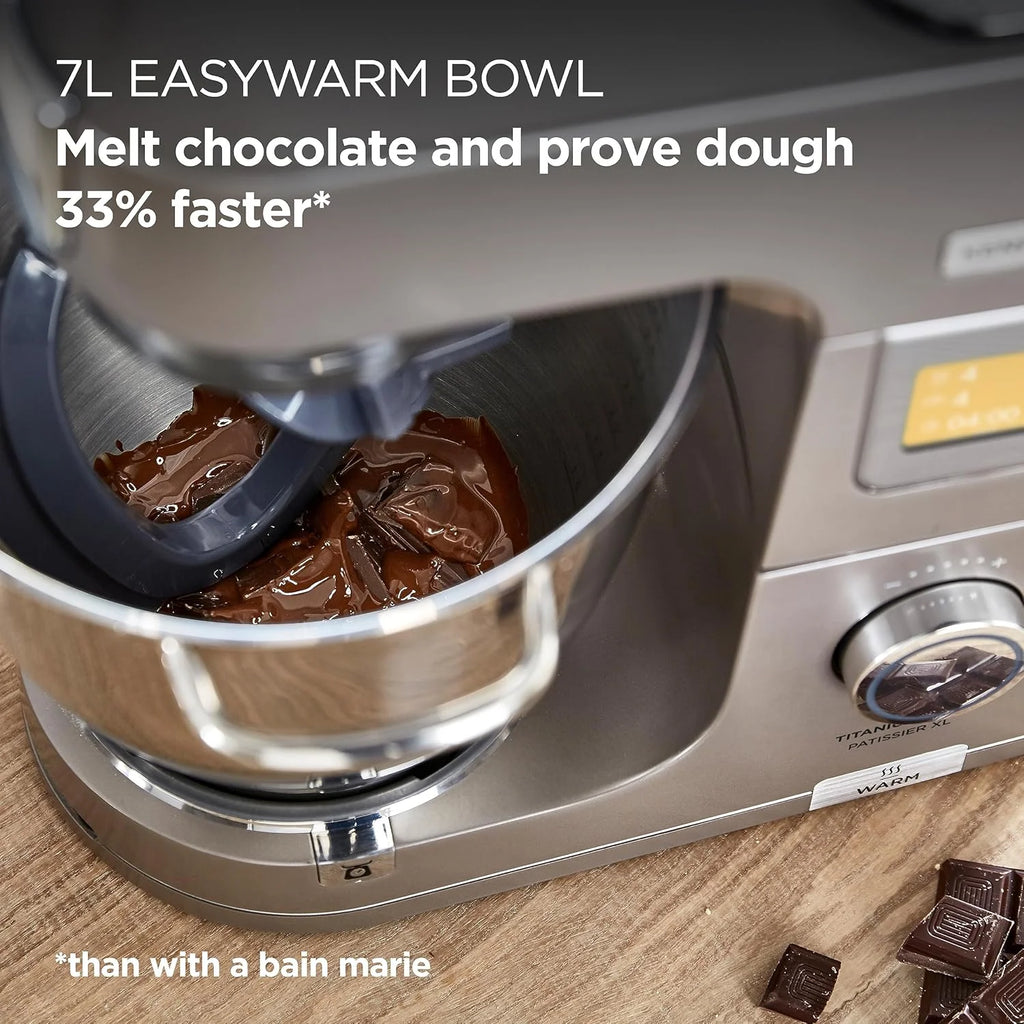 Kenwood Titanium Chef Patissierxl Robot Kuchenny, Srebrny, 1400 W