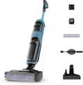 Rowenta X-Clean 10, bezprzewodowy elektryczny mop z technologią mop na mokro i suchy, samoczyszczący i automatyczny, technologia Dual Edge, duży zasięg i wyświetlacz LED, w zestawie dodatkowy filtr