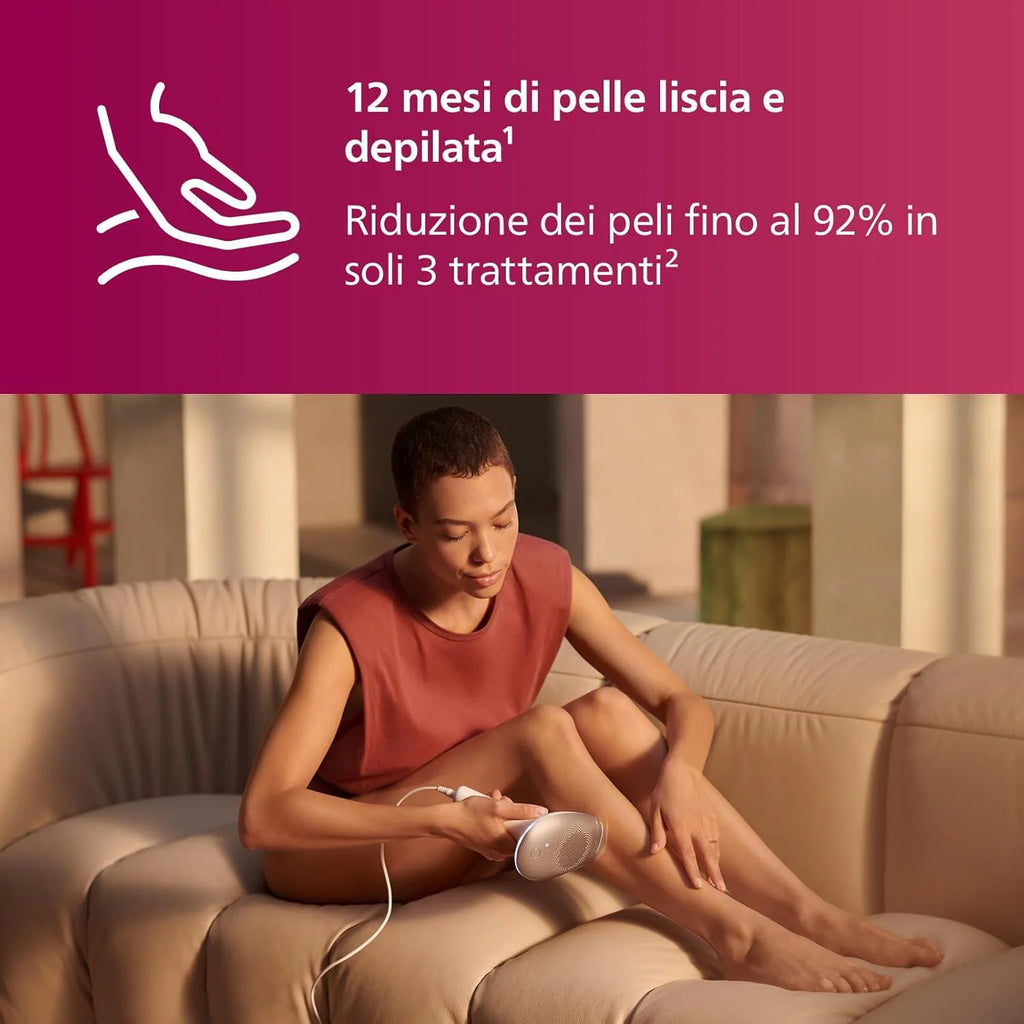 PHILIPS Lumea Advanced IPL Depilator Laserowy, Biały, ‎24.8 x 29.7 x 28 cm,