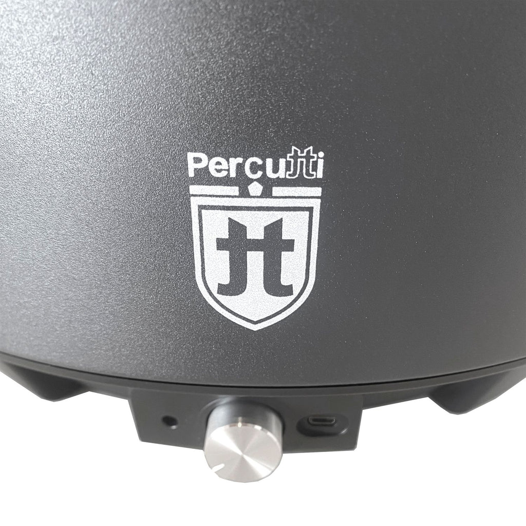 Przenośny grill bezdymny Percutti | Wentylator USB | Grill węglowy z torbą transportową | Szybkie i czyste gotowanie | Idealny na balkon, kemping, do ogrodu lub na patio